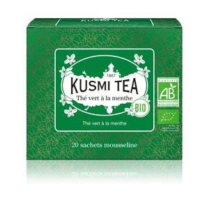 KUSMI TEA Thé vert à la menthe - Thé vert à la menthe - Sachets de thé - Kusmi Tea