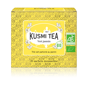 KUSMI TEA Vert Jasmin - Thé vert au jasmin - Sachets de thé - Kusmi Tea