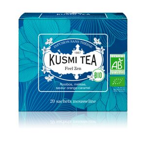 KUSMI TEA Feel Zen -Infusion bio - orange caramel  Kusmi Tea - Publicité