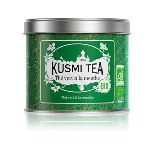 KUSMI TEA Thé vert à la menthe - Thé vert à la menthe - Boite à thé en vrac - Kusmi Tea - Publicité