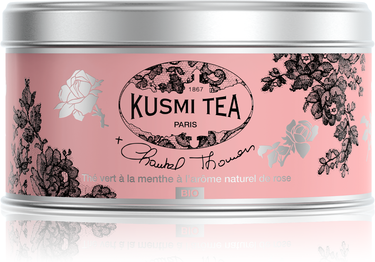 KUSMI TEA Thé vert à la menthe bio à l'arôme naturel de rose Thé vert  Kusmi Tea KUSMI TEA Thé vert à la menthe bio à l'arôme naturel de rose Thé vert  Kusmi Tea