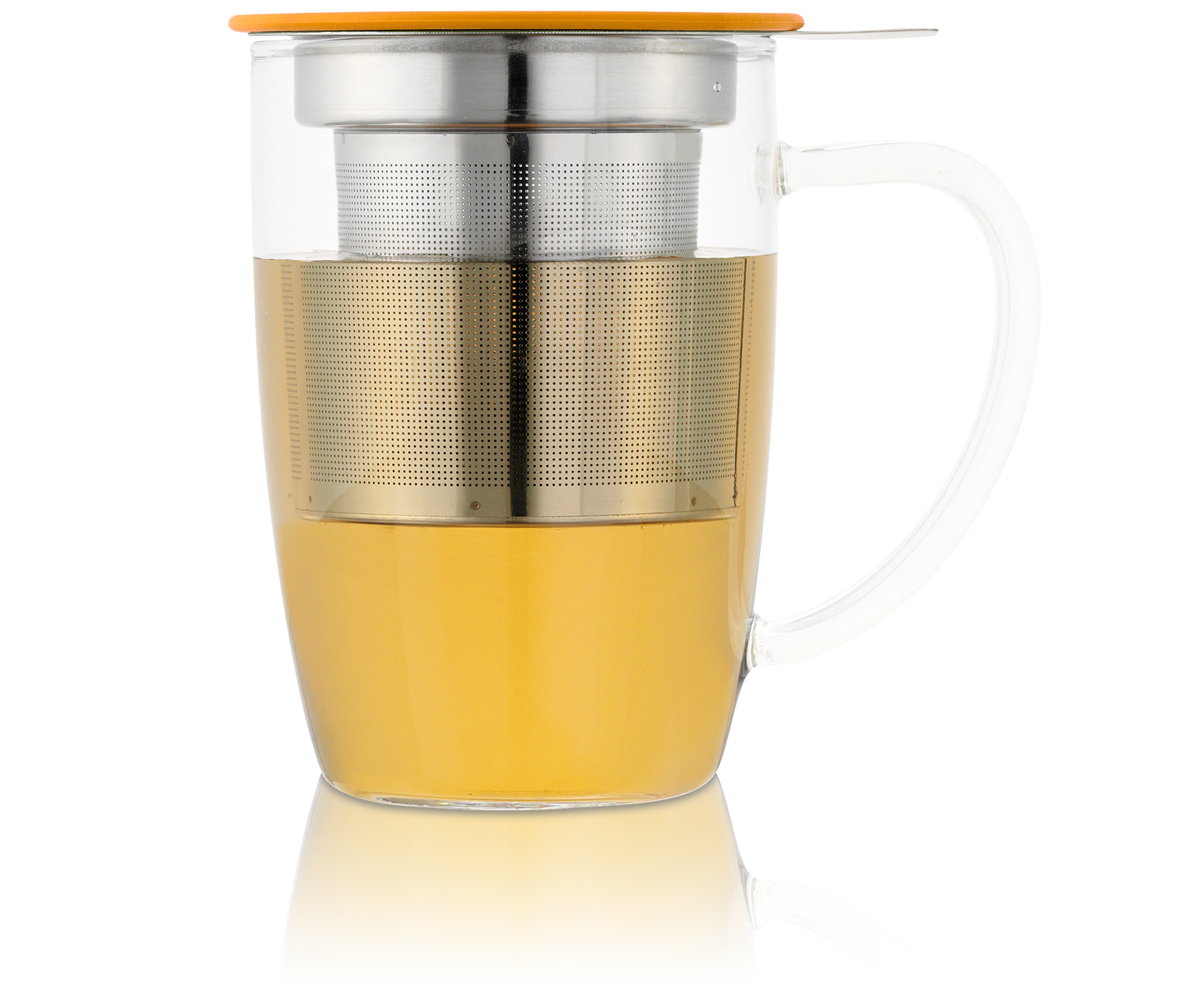 KUSMI TEA Tisanière NewLeaf 45Cl en verre avec filtre et couvercle Kusmi Tea