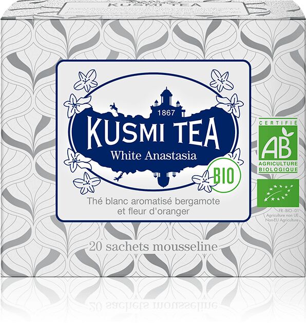 White Anastasia - Thé blanc, bergamote - Sachets de thé - Kusmi Tea