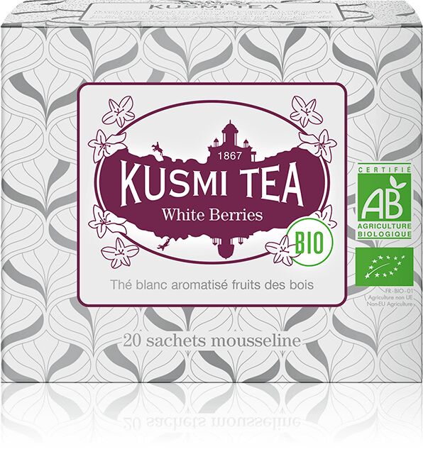 White Berries - Thé blanc aromatisé fruits des bois - Sachets de thé - Kusmi Tea