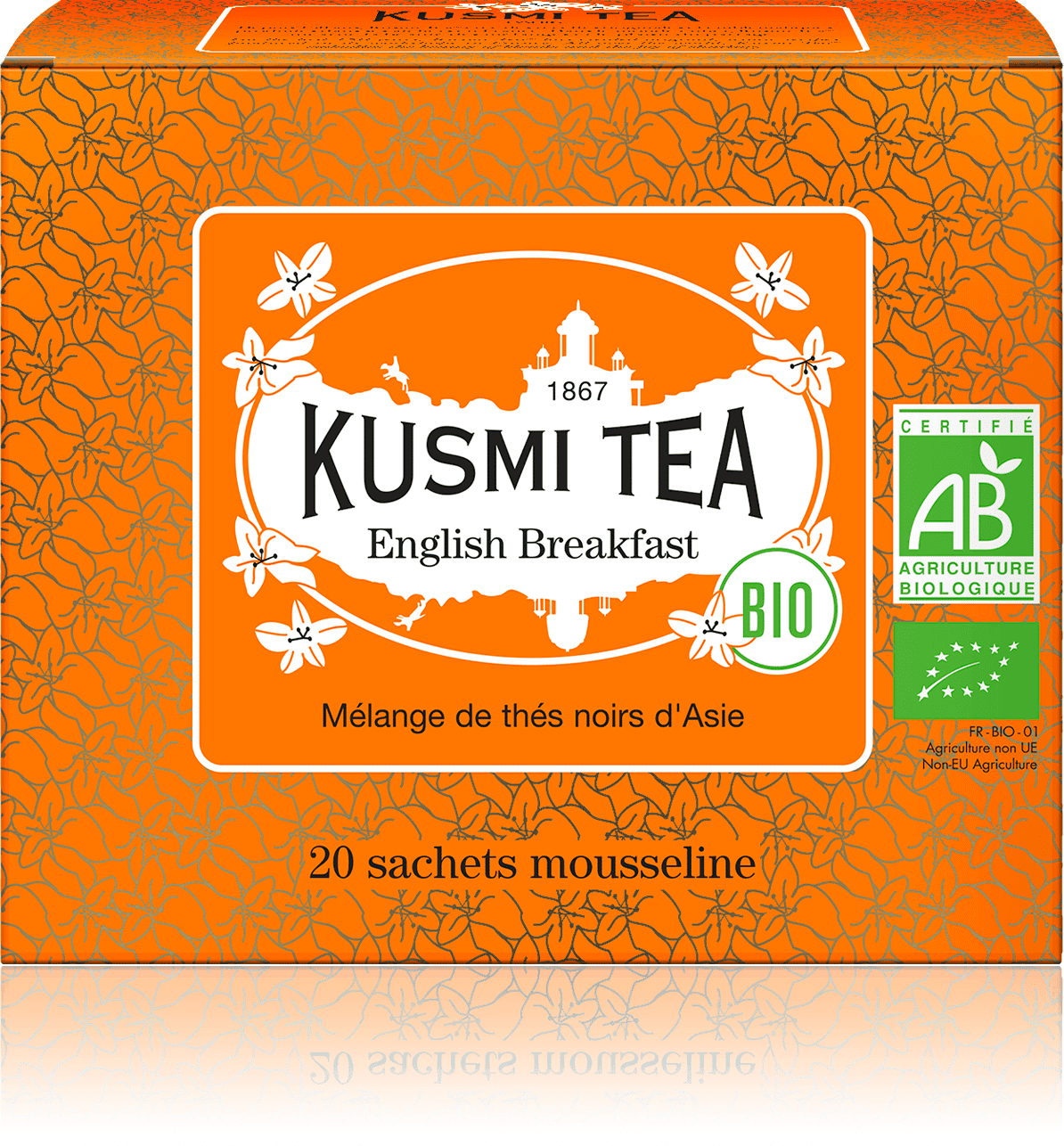 English Breakfast - Thé noir de Ceylan, Assam - Sachets de thé - Kusmi Tea