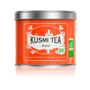 Boost - Melange aromatise de mate, the vert et epices - Kusmi Tea