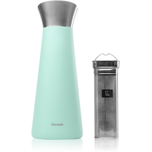 Carafe Isotherme 1L - Carafe isotherme 1L en acier inoxydable avec filtre - Kusmi Tea