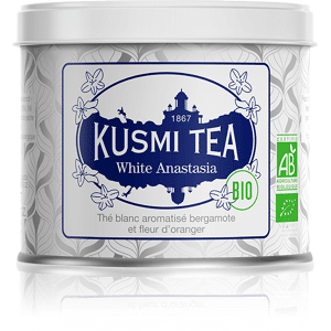 White Anastasia - The blanc, bergamote - Boîte de the en vrac - Kusmi Tea