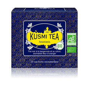 Anastasia - The noir earl grey, citron - Sachets de the - Kusmi Tea