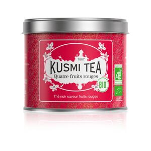 KUSMI TEA Quatre Fruits Rouges - Thé noir, fruits rouges - Boîte de thé en vrac - Kusmi Tea
