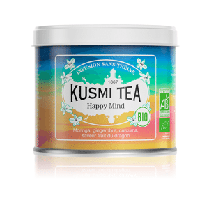 KUSMI TEA Happy Mind (Infusion bio) - Infusion de plantes, pomme - Kusmi Tea