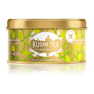 KUSMI TEA Thé vert saveur gingembre-citron - Thé vert saveur gingembre-citron - Boite à thé en vrac - Kusmi Tea