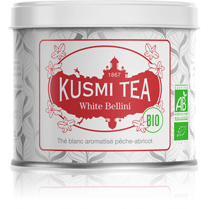 KUSMI TEA White Bellini - Thé blanc aromatisé pêche-abricot - Kusmi Tea