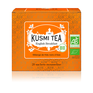 KUSMI TEA English Breakfast - Thé noir de Ceylan, Assam - Sachets de thé - Kusmi Tea