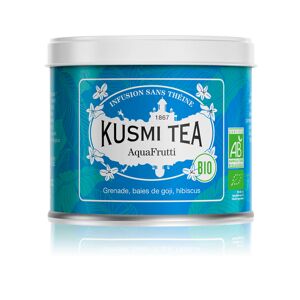 KUSMI TEA AquaFrutti (Infusion de fruits bio) - Infusion hibiscus, baies de goji - Boîte de thé en vrac - Kusmi Tea