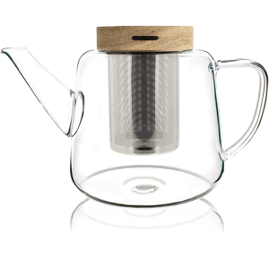 KUSMI TEA Théière en verre 1L avec filtre en inox - Accessoire pour le thé - Kusmi Tea