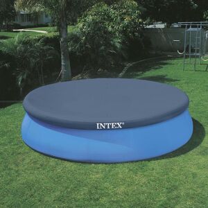 Intex Bâche de protection pour piscine Intex autoportante ronde Modèle - Piscine diamètre 3,96m - Publicité