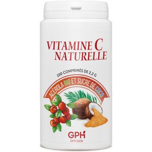 GPH Diffusion Vitamine C Acerola Bio Sucre de Coco 1000 mg Comprimes