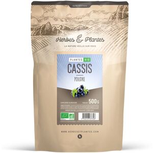 Herbes et Plantes Cassis Bio Feuille 500 g de poudre