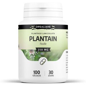 Orgaliane Plantain 250 mg Gelules