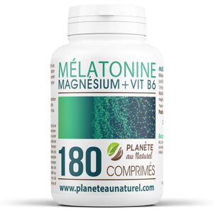 Planete au Naturel Melatonine 1 mg Magnesium Vit B6 Comprimes