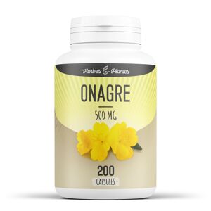 Herbes et Plantes Onagre - 500 mg - 200 capsules