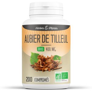 Herbes et Plantes Aubier de Tilleul Bio - 400 mg - 200 comprimes