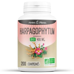 Herbes et Plantes Harpagophytum Bio - 400 mg - 200 comprimes