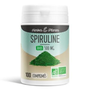 Herbes et Plantes Spiruline Bio - 500 mg - comprimes