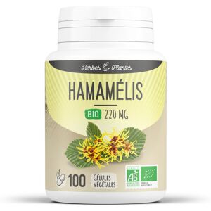 Herbes et Plantes Hamamelis Bio 220 mg Gelules vegetales