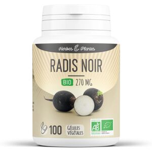 Herbes et Plantes Radis noir Bio - 270 mg - Gelules vegetales