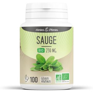 Herbes et Plantes Sauge Bio 230 mg Gelules vegetales