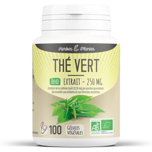 Herbes et Plantes The vert Bio extrait aqueux 250 mg Gelules vegetales