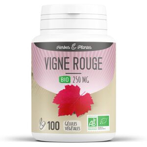 Herbes et Plantes Vigne Rouge Bio 250 mg Gelules vegetales