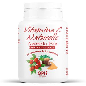 GPH Diffusion Vitamine C Acerola Bio Sucre de Coco 1000 mg Comprimes