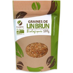 Planete au Naturel Graines de Lin Brun Bio - 500 g