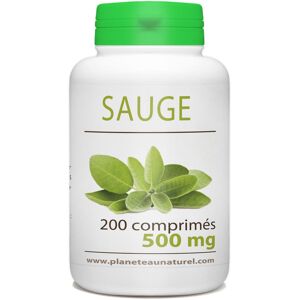 Planete au Naturel Sauge - 500 mg - 200 comprimes