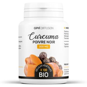 GPH Diffusion Curcuma Poivre Noir biologique 300 mg