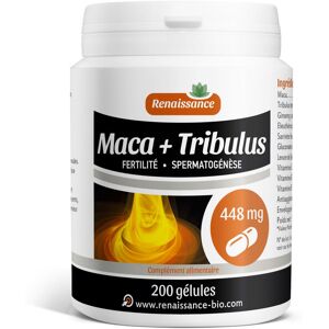 Renaissance Bio Maca - Tribulus - 448 mg - 200 Gelules