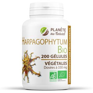 Planete au Naturel Harpagophytum Bio 330 mg 200 gelules vegetales