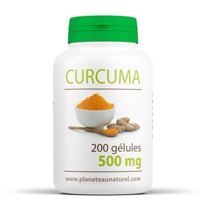 Planete au Naturel Curcuma - 500 mg - 200 Gelules