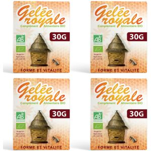 Planète au Naturel Gelée Royale Bio - 30 g x4 - GPH