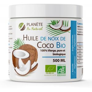 Planète au Naturel Huile de Coco Bio - 500 ml