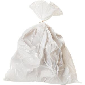 Sac poubelle en PE blanc 50 litres 30 µ  x 500 Firplast