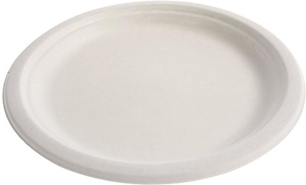 Assiette Pulpe de canne à sucre ⌀228,6mm (x25) Firplast