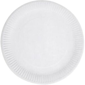 Firplast Assiette en carton blanche Ø 23 cm (5X100) x 500 Firplast