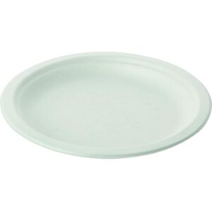 Firplast Assiette Pulpe Blanche en fibre de canne a sucre Ø17 cm x 1000 Firplast