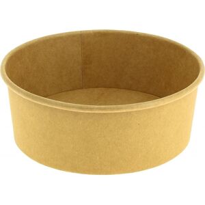 Saladier rond carton kraft 1120ml 186mm x 161mm x 66mm (x300) Firplast