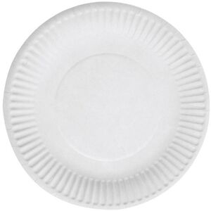 Assiette en Carton Blanche Ø18 cm, Emballages Assiettes   Firplast x 1000 Firplast