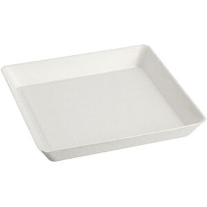 Assiette pulpe blanche carree 13 cm x 200 Firplast